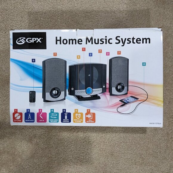 NIB GPX Home Music System - Picture 2 of 6